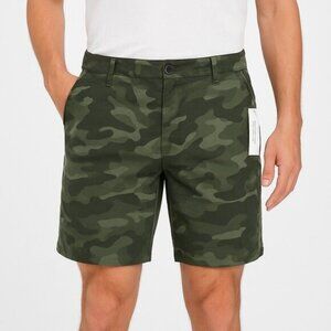Royalty Collection Men's Camo Elastic Waist Bermuda Shorts Size XL NWT
